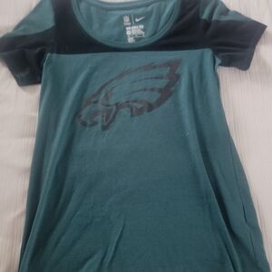 Nike Green and Black Short Sleeve Tee